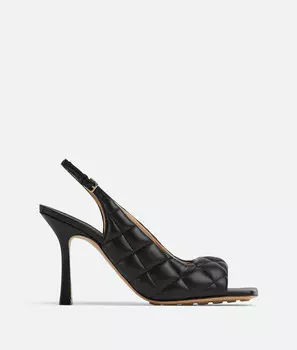 Мягкие сандалии с открытой пяткой Bottega Veneta, черный
