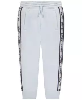 Мягкие спортивные брюки с завязками по бокам для маленьких девочек Levi's, синий