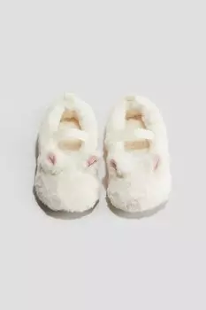 Мягкие тапочки H&M, белый