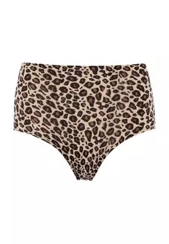 Мягкие трусы с эластичной талией, бесшовный дизайн, для женщин CHANTELLE, цвет 0oz Leopard Nude