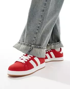 Мягкие туфли для скейтбординга красного цвета Yours