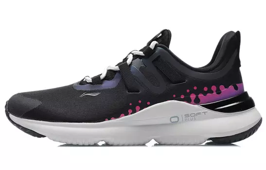 Мягкие туфли Lifestyle женские с низким верхом, черные/пудровые Lining