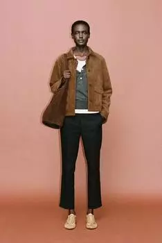 Мягкие укороченные брюки ZARA, черный
