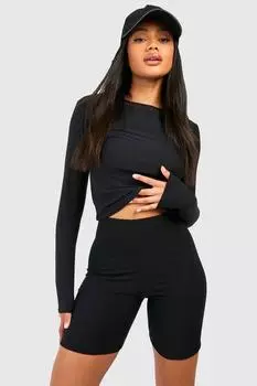 Мягкие велосипедные шорты boohoo, черный