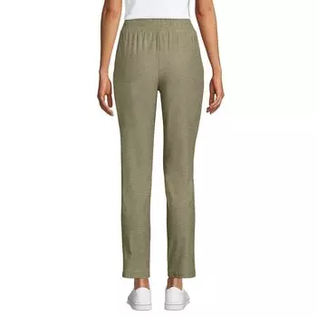 Мягкие зауженные брюки Petite Lands' End Active до щиколотки Lands' End