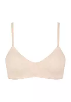 Мягкий адаптивный бюстгальтер без косточек с многофункциональными бретелями Sloggi, цвет naturel