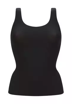 Мягкий эластичный топ, облегающий крой, бесшовный, для женщин CHANTELLE, цвет Blu Lagoon