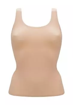 Мягкий эластичный топ, облегающий крой, бесшовный, для женщин CHANTELLE, цвет Blu Lagoon