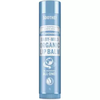 Мягкий бальзам для губ Dr Bronner'S Baby с органическими маслами и без синтетических ингредиентов 4G, Dr. Bronner'S