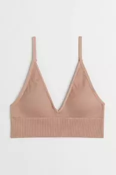 Мягкий бюстгальтер без косточек H&amp;M, античный розовый