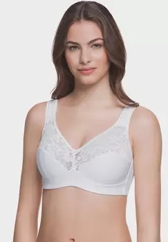 Мягкий бюстгальтер без косточек, на широких бретелях, женский susa, белый