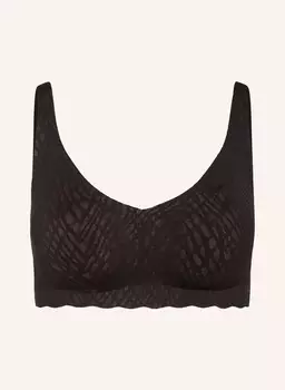 Мягкий бюстгальтер без ощущения блаженства Sloggi, черный