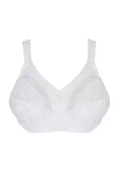 Мягкий бюстгальтер без проволочной вышивки Susa, белый