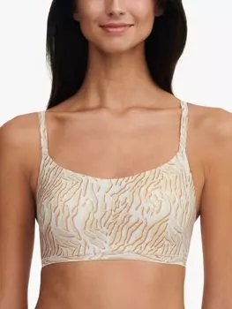Мягкий бюстгальтер Chantelle с подкладкой из эластичного материала, принт Песок пустыни