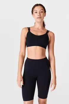 Мягкий бюстгальтер для йоги ох уж этот Sweaty Betty, черный