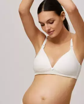 Мягкий бюстгальтер для кормления без косточек Ysabel Mora, цвет Crudo