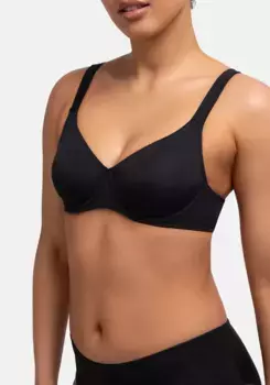 Мягкий бюстгальтер Dorina бесшовного дизайна, черный