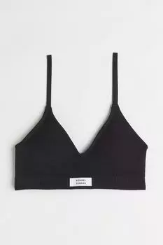Мягкий бюстгальтер H&amp;M, черный