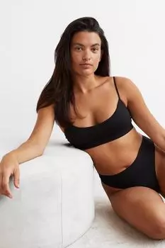 Мягкий бюстгальтер H&amp;M, черный