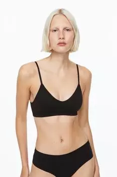 Мягкий бюстгальтер H&amp;M, черный