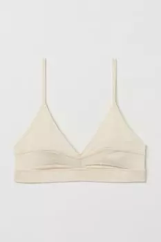 Мягкий бюстгальтер H&amp;M, светло-бежевый