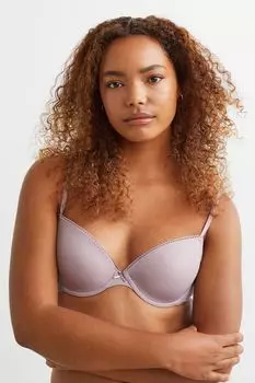 Мягкий бюстгальтер H&amp;M, светло-фиолетовый