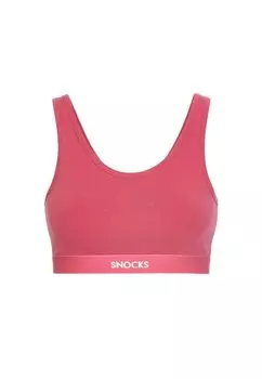 Мягкий бюстгальтер из натурального хлопка Snocks, розовый