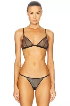 Мягкий бюстгальтер Le Soir с украшением Kiki de Montparnasse, черный