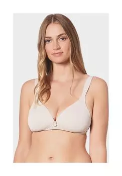 Мягкий бюстгальтер на узких бретелях для женщин NATURANA, цвет Skin