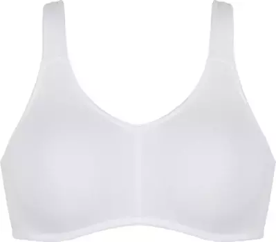 Мягкий бюстгальтер Naturana "Классика", чашка B-D, мягкий бюстгальтер из хлопка, белый