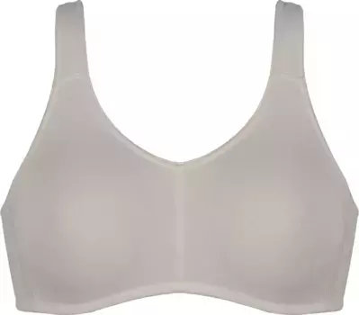 Мягкий бюстгальтер Naturana "Классика", чашка B-D, мягкий бюстгальтер из хлопка, бежевый