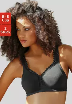 Мягкий бюстгальтер Petite Fleur, без косточек, с декоративным краем, белый