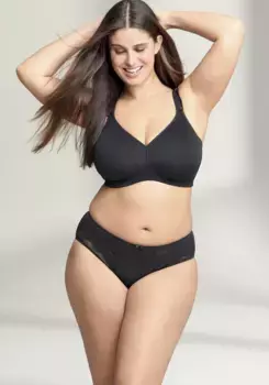 Мягкий бюстгальтер Rosa Faia "Сельма", чашка-спейсер, без косточек, дышащий, простой, удобный, черный