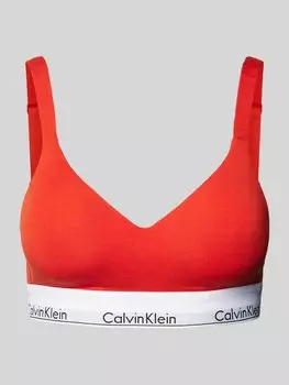 Мягкий бюстгальтер с эластичной резинкой на талии Calvin Klein Underwear, красный