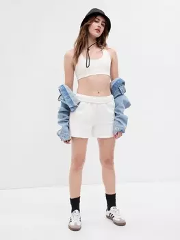 Мягкий бюстгальтер с логотипом Gap, белый