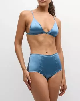 Мягкий бюстгальтер с треугольными чашечками Tous Les Jours Kiki De Montparnasse, цвет Marine