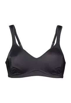 Мягкий бюстгальтер Ультрасоник, без косточек, на широких бретелях, с резинкой под грудью, женский SPEIDEL, черный