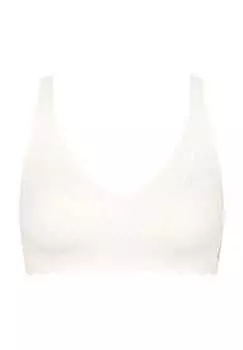 Мягкий бюстгальтер Zero Feel Bliss со съемными подушечками без косточек Sloggi, белый