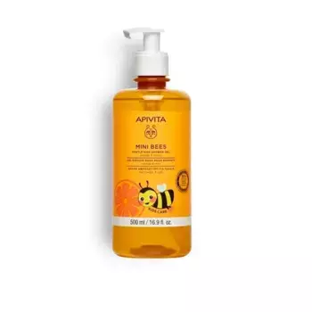 Мягкий гель для душа Mini Bees Gentle Kids Shower-Gel Apivita, 500 ml