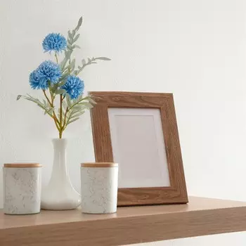 Мягкий искусственный цветок Q-Art - синий