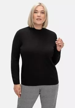 Мягкий качественный свитер Sheego, черный