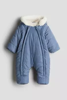 Мягкий комбинезон H&M, голубой