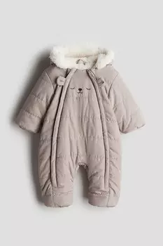 Мягкий комбинезон H&M, серый