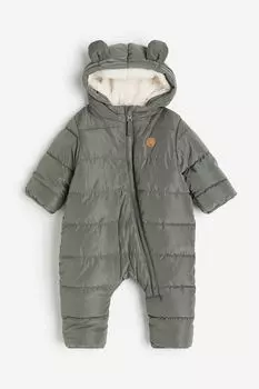 Мягкий комбинезон H&M, зеленый