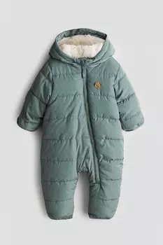 Мягкий комбинезон H&M, зеленый