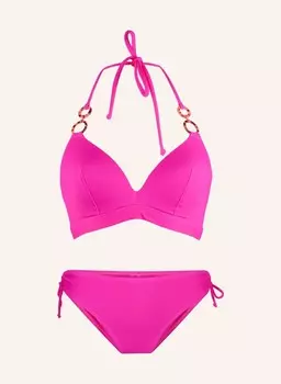 Мягкий комплект бикини с треугольными чашечками Lingadore, розовый