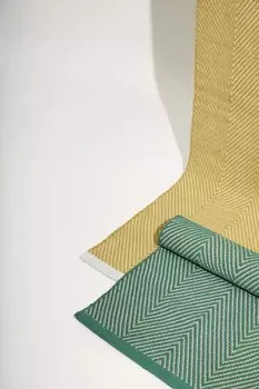 Мягкий ковер HuBsch, желтый