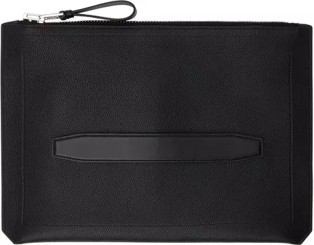 Мягкий кожаный держатель для документов с пряжкой и ручкой TOM FORD