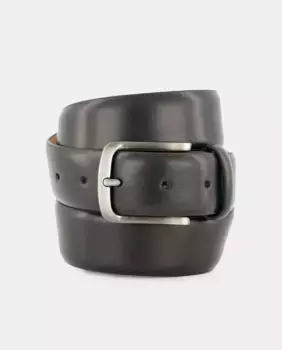 Мягкий кожаный ремень Hackett, черный