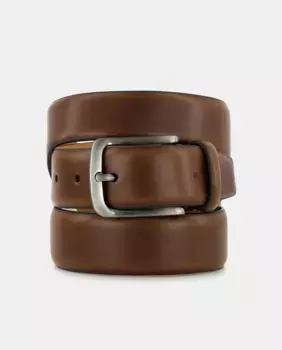 Мягкий кожаный ремень Hackett, коричневый